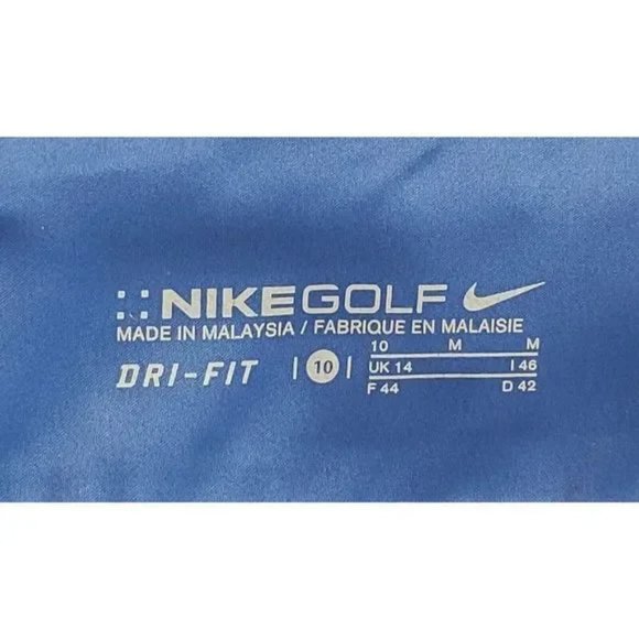 Nike Dri Fit Golf Skort Skirt Size 10 Kaleidoscope Blue Green Tennis Pickleball - Picture 6 of 11